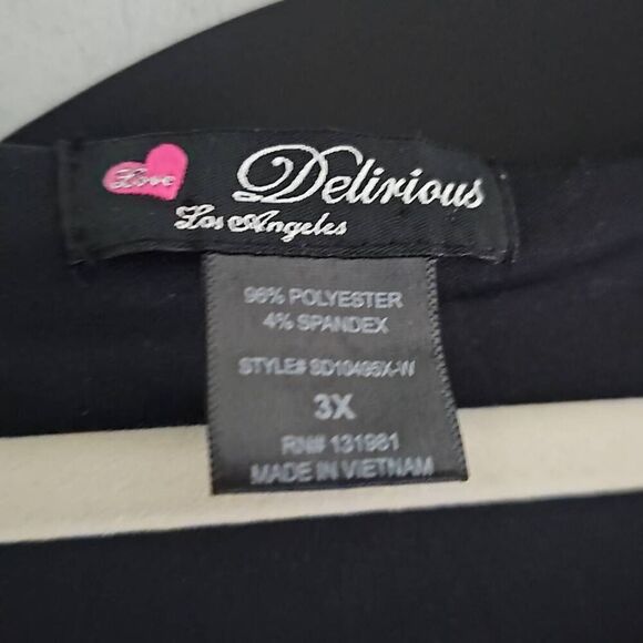 Delirious Los Angeles, 3/4 sleeves, mini dress. Size 3X, please read the details - Picture 4 of 8